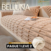 [Pague 1, Leve 2] Capa de Sofá Belluna (Durma como em um Spa de Luxo!) + BRINDE: 2 Fronhas